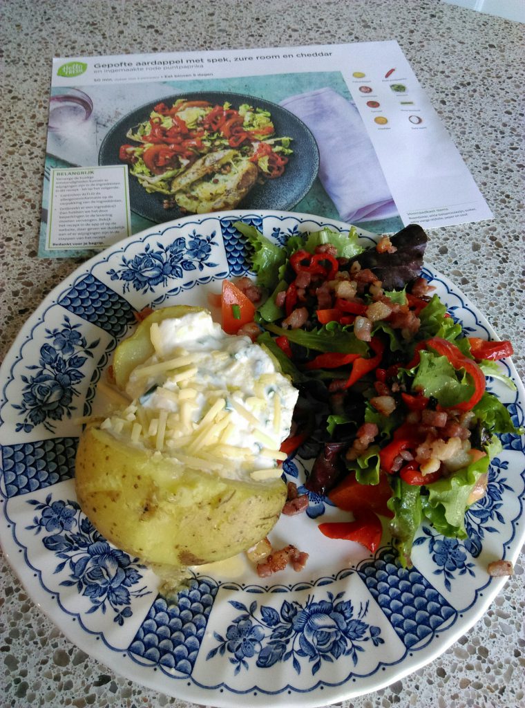 Gepofte aardappel