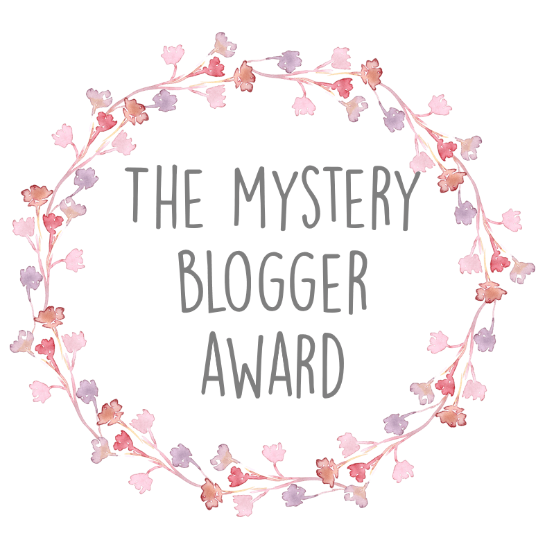The mysterie blogger award logo